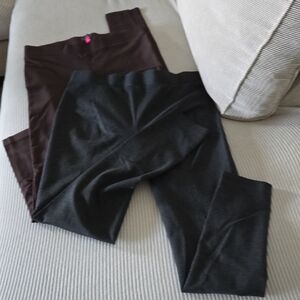 Vince Camuto Charcoal and Brown Leggings. Price For Both